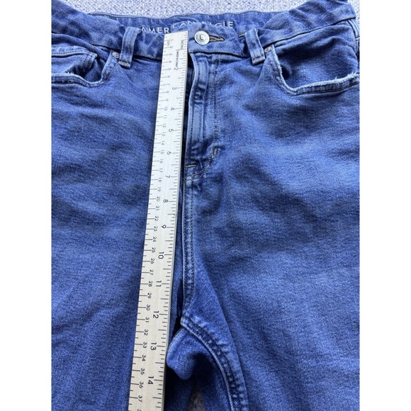 American Eagle Women's Denim Wash X Long Denim Jeans Size 10 - Picture 4 of 7